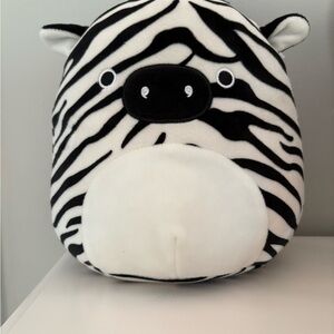 Squishmallows Black and White Zebra Plush